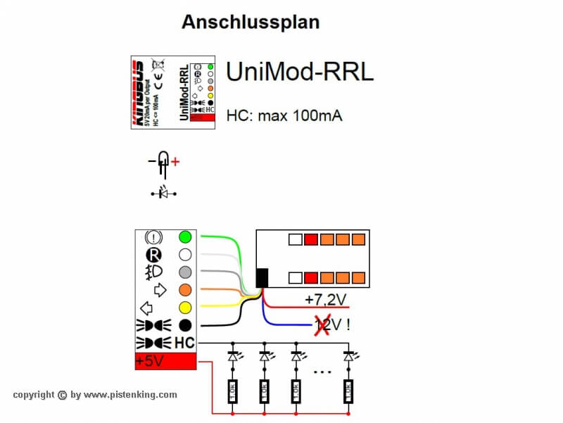 Kingbus Beleuchtungs-Modul Universal HECK Unimod-RRL
