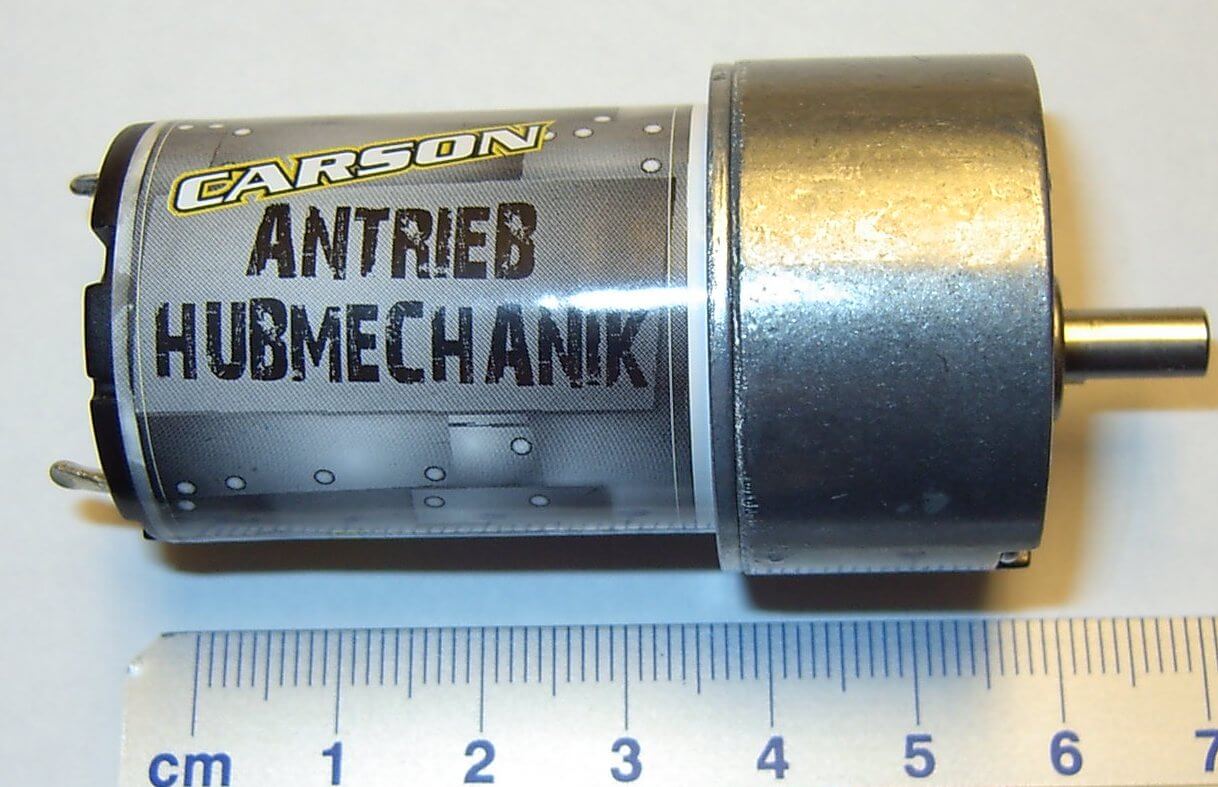 Motor f. Kippantrieb (Spindelmotor) 6V (3-9V) 300U/min 1 Motor f. Kippantrieb (Spindelmotor) 6V (3-9V) 300U/min