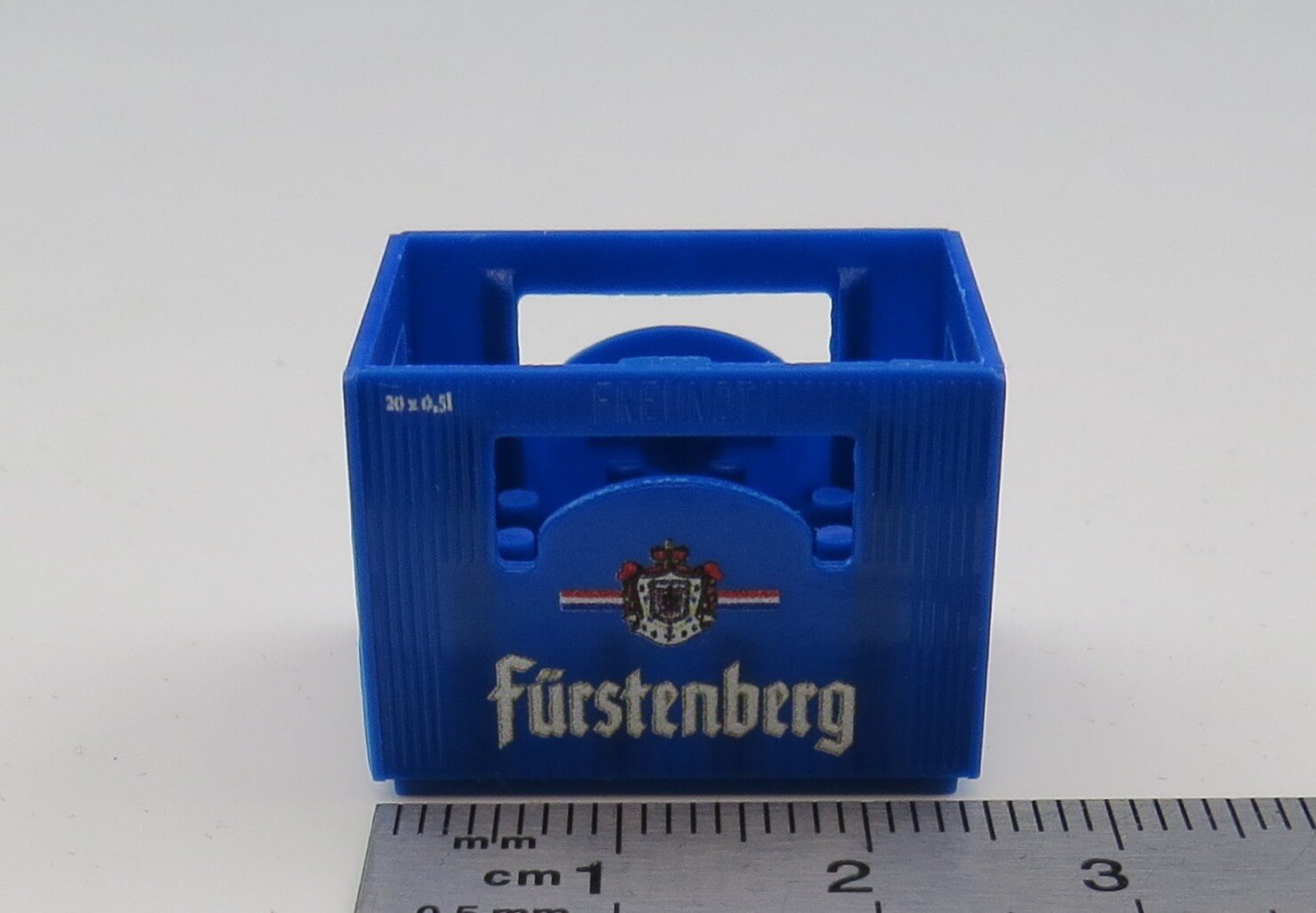 Bierkiste Fürstenberger, blau, ohne Flaschen, offiziell