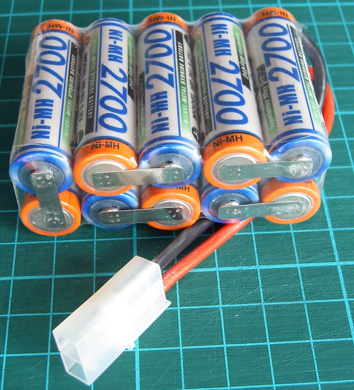 Akku-Racing-Pack mit Sanyo HR-3U-Zellen  12V 10 Zellen, Akku-Racing-Pack mit Sanyo HR-3U-Zellen  12V 10 Zellen,