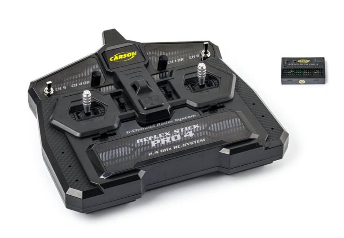 2,4GHz-Fernsteuerung mit 6 Kanälen. Reflex-Stick Pro4 6-Ka