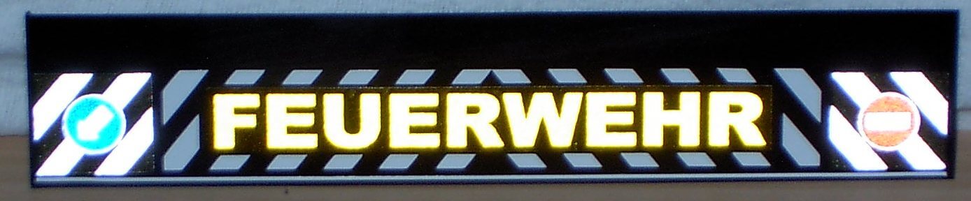 1 Schmutzfänger Nr.22 ca. 185x35x1mm mit geplottetem Dekor  
