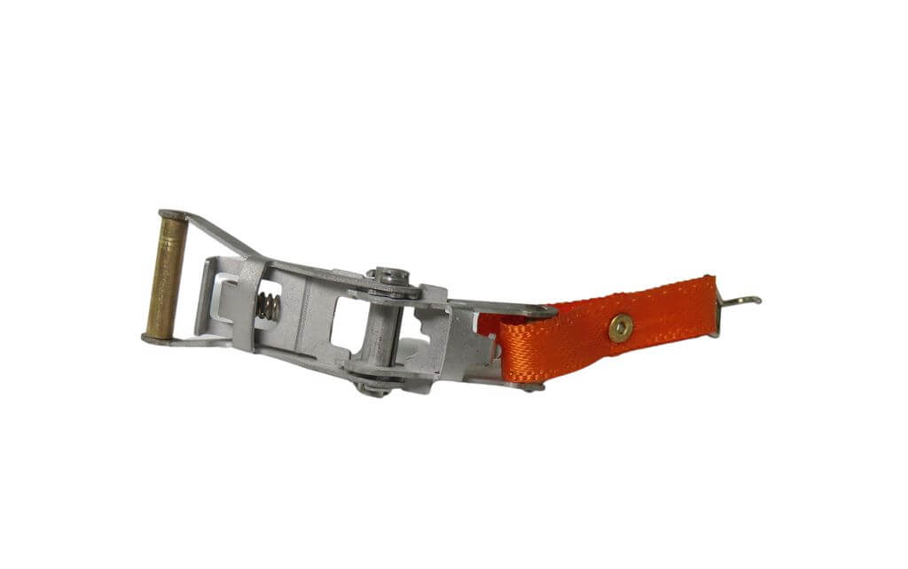 1:10 Spanngurt orange mit Ratschen-Funktion aus Edelstahl   