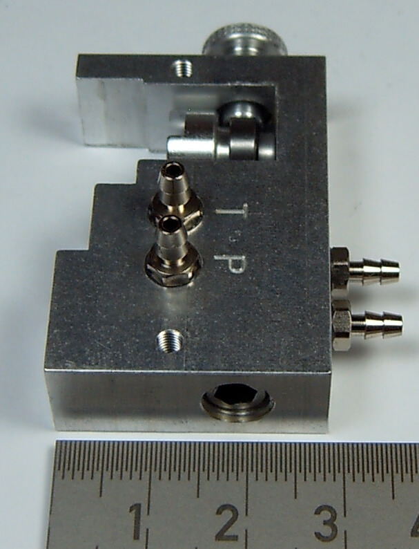 Hydraulik-Steuerventil 1-fach, bis 10bar. Maße (ohne