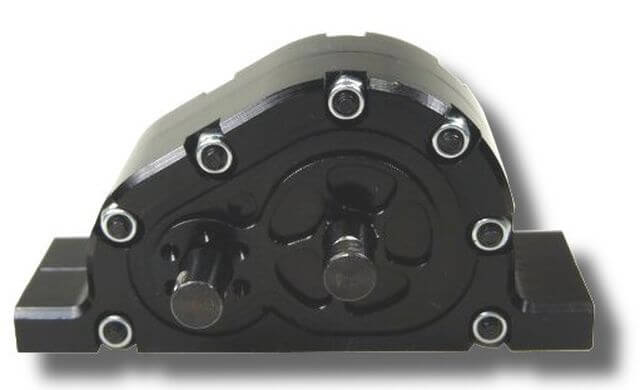 1:14 transfer case 2:1 flat aluminum black