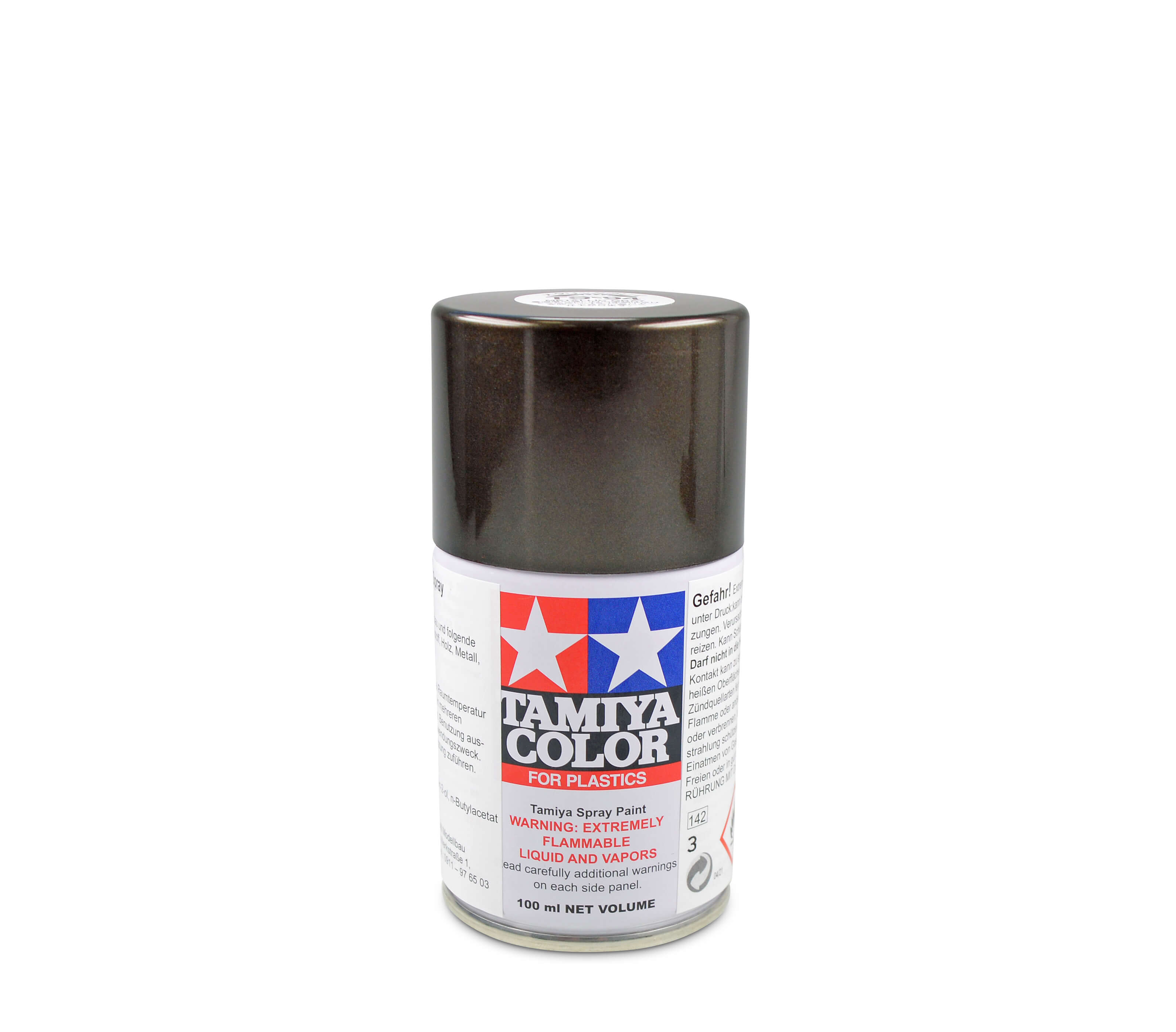 Sprühlack-Dose 100ml, Metallic Grau,  glänzend, TS-94