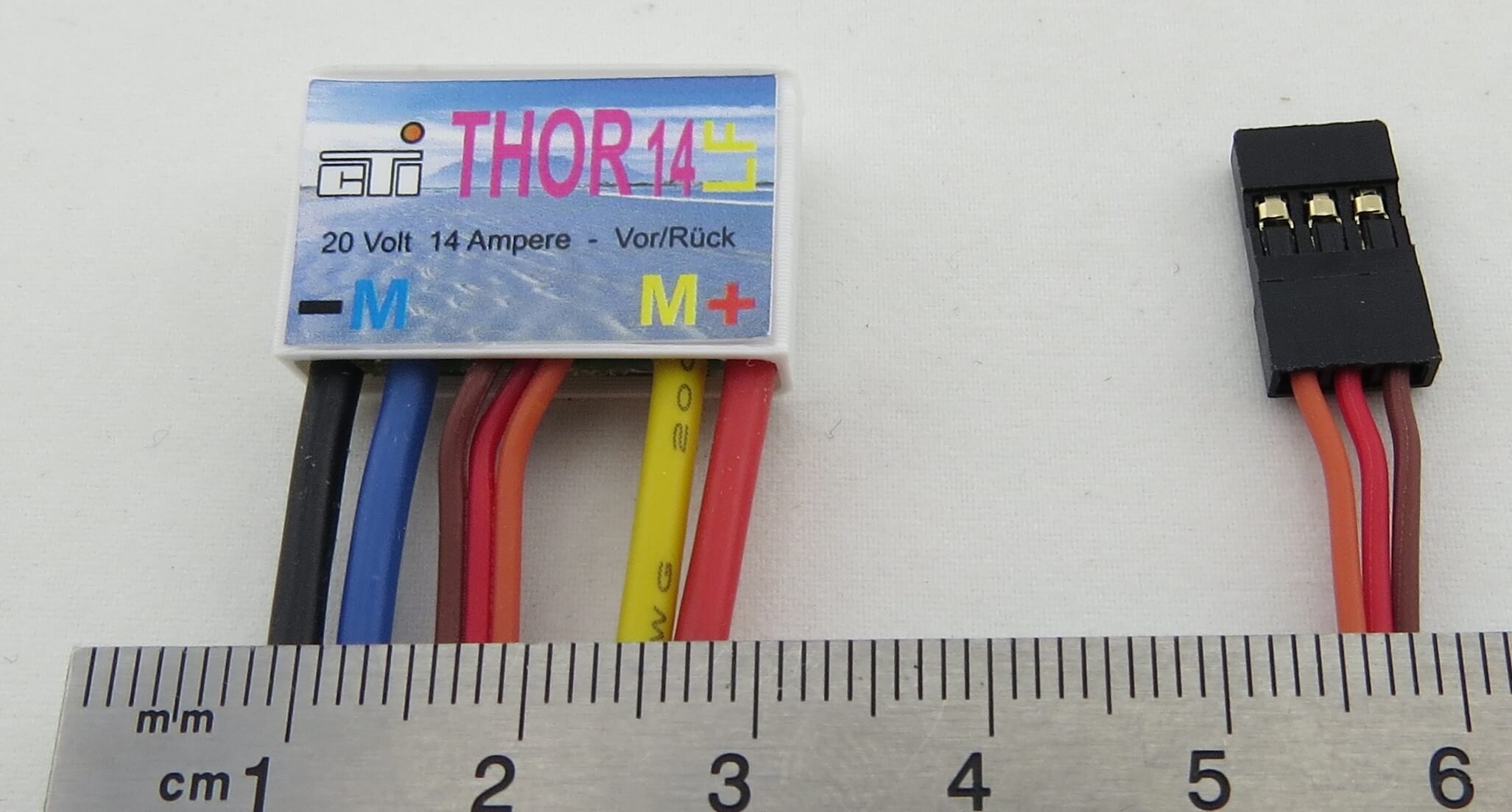 Fahrregler THOR14LF, bis 20V max. 14A 100% vorwärts 100% r  