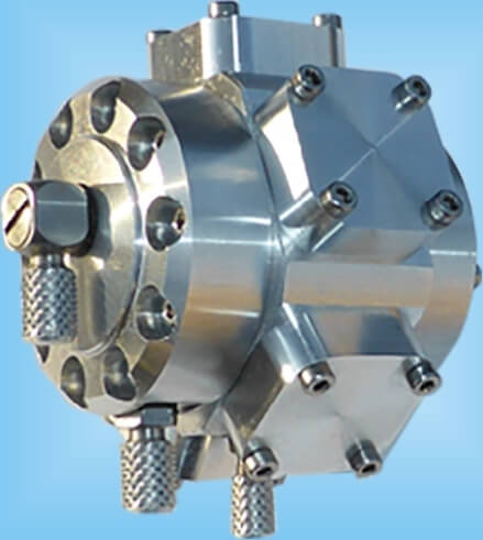 M+S Hydraulik Mini Motor 14Mm Gerader Schlüsselwelle Mit Hinteren Anschlüssen M+S Hydraulik Mini Motor 14Mm Gerader Schlüsselwelle Mit Hinteren Anschlüssen