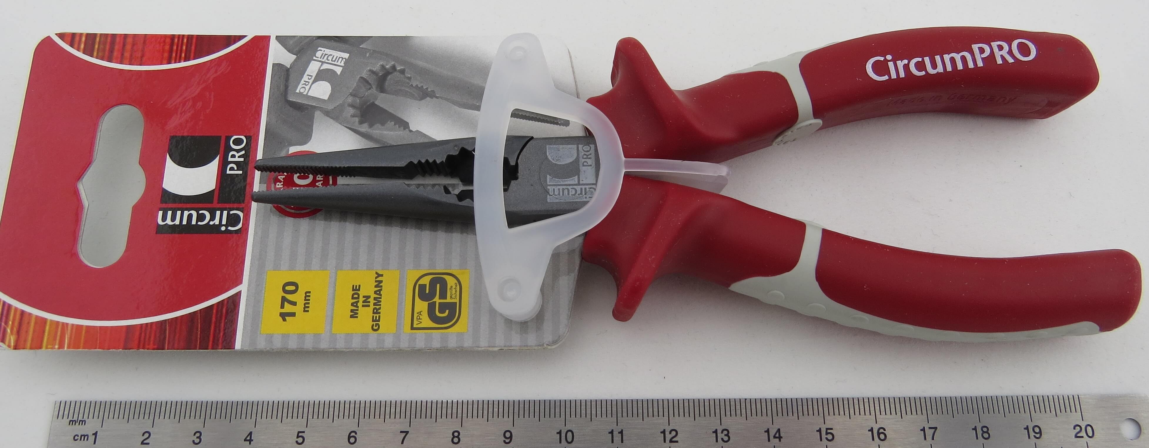 Telefonzange, gerade Spitzen,170mm lang. Circum-PRO. Kunstst Telefonzange, gerade Spitzen,170mm lang. Circum-PRO. Kunstst