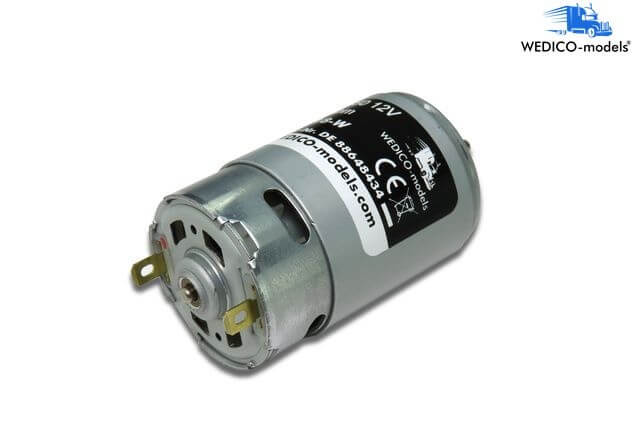 Wedico 550er Motor 12V (12318). 16.000U. Durchmesser 37,3