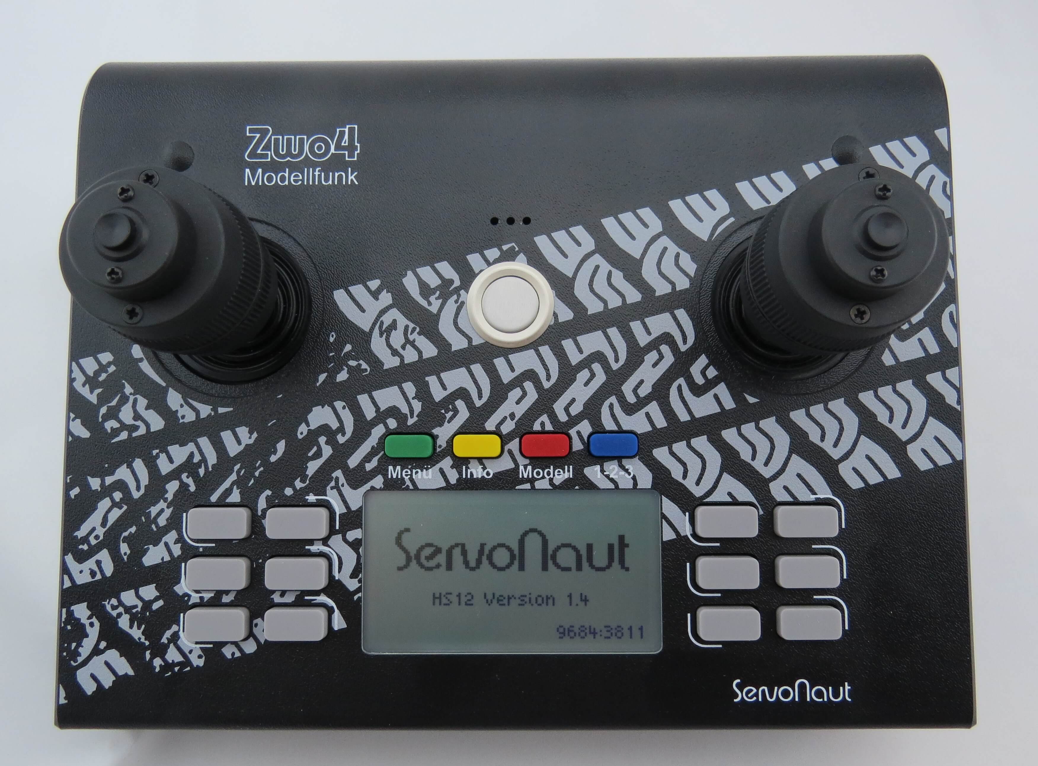 Servonaut Pultsender HS-12, 3D-Knüppel, 2,4GHz, schwarz