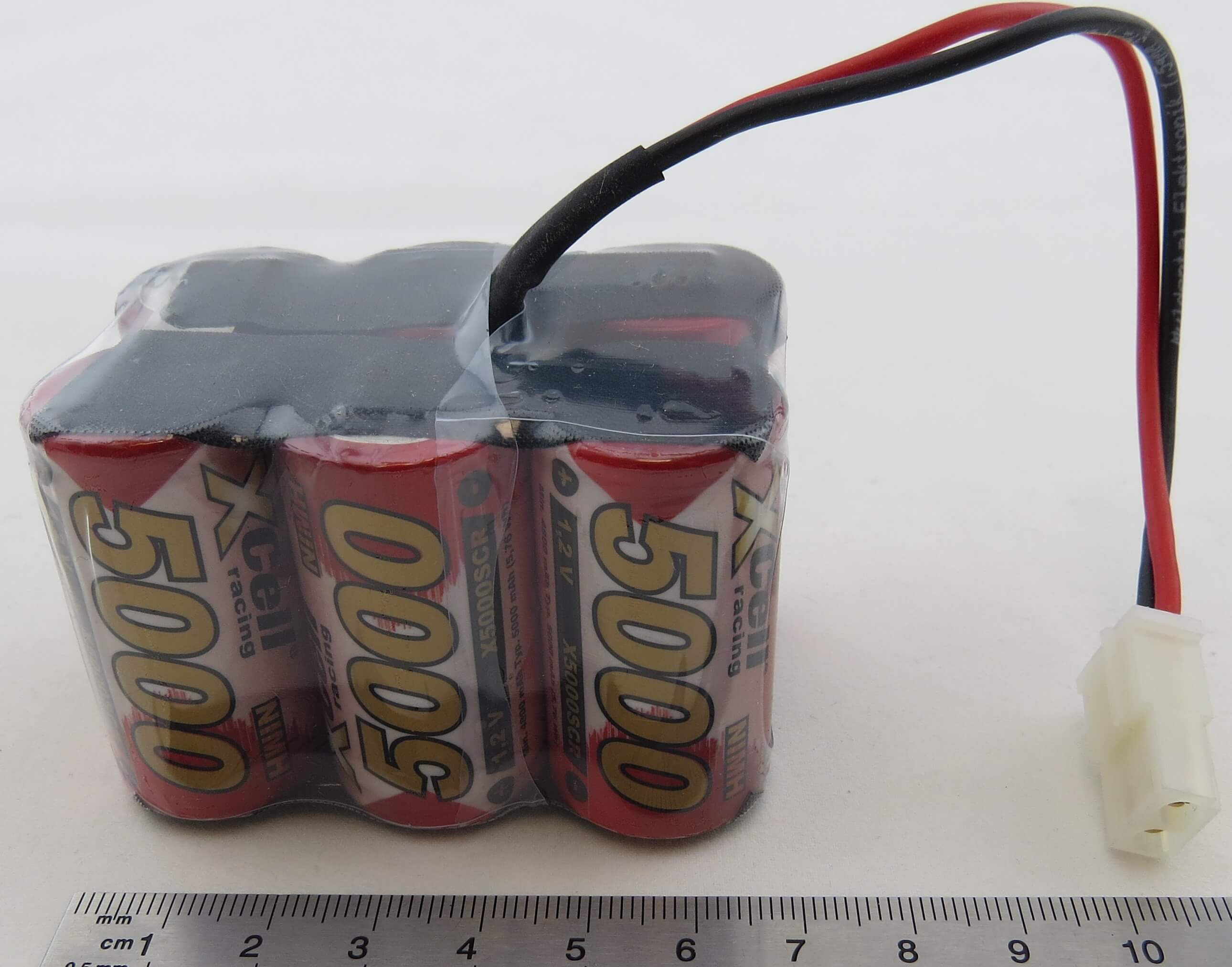 1 Akku-Pack mit SUB-C 5000-Zellen. 7,2V 6 Zellen, 5000mAh   