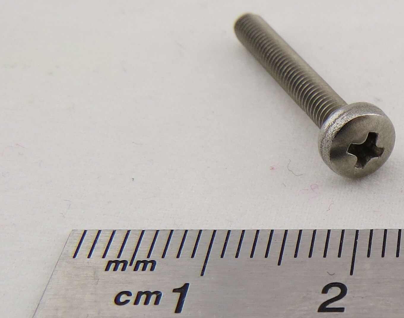 100 lens head screws with cross slot M3x20 DIN 7985, stainless steel