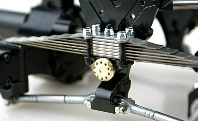 1:14 Pendelfederung V2 hinten Alu schwarz für Differenziale 