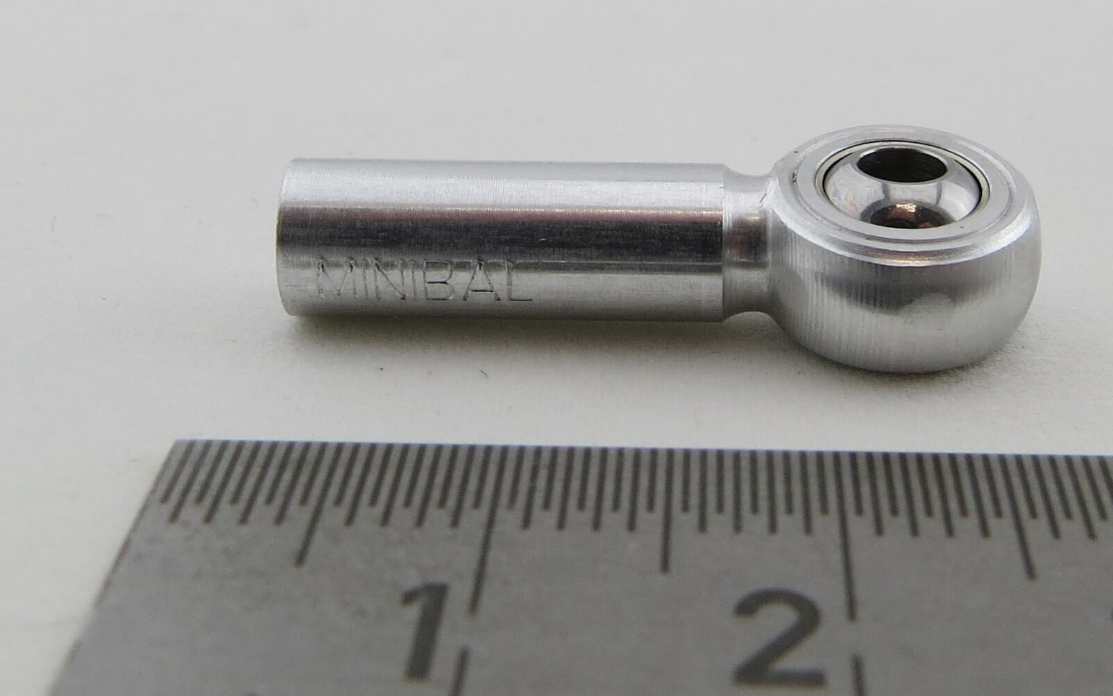 minibal-Gelenkkopf M3,Kugelbohrung 3,0mm Kopf aus Alu, Kopfd