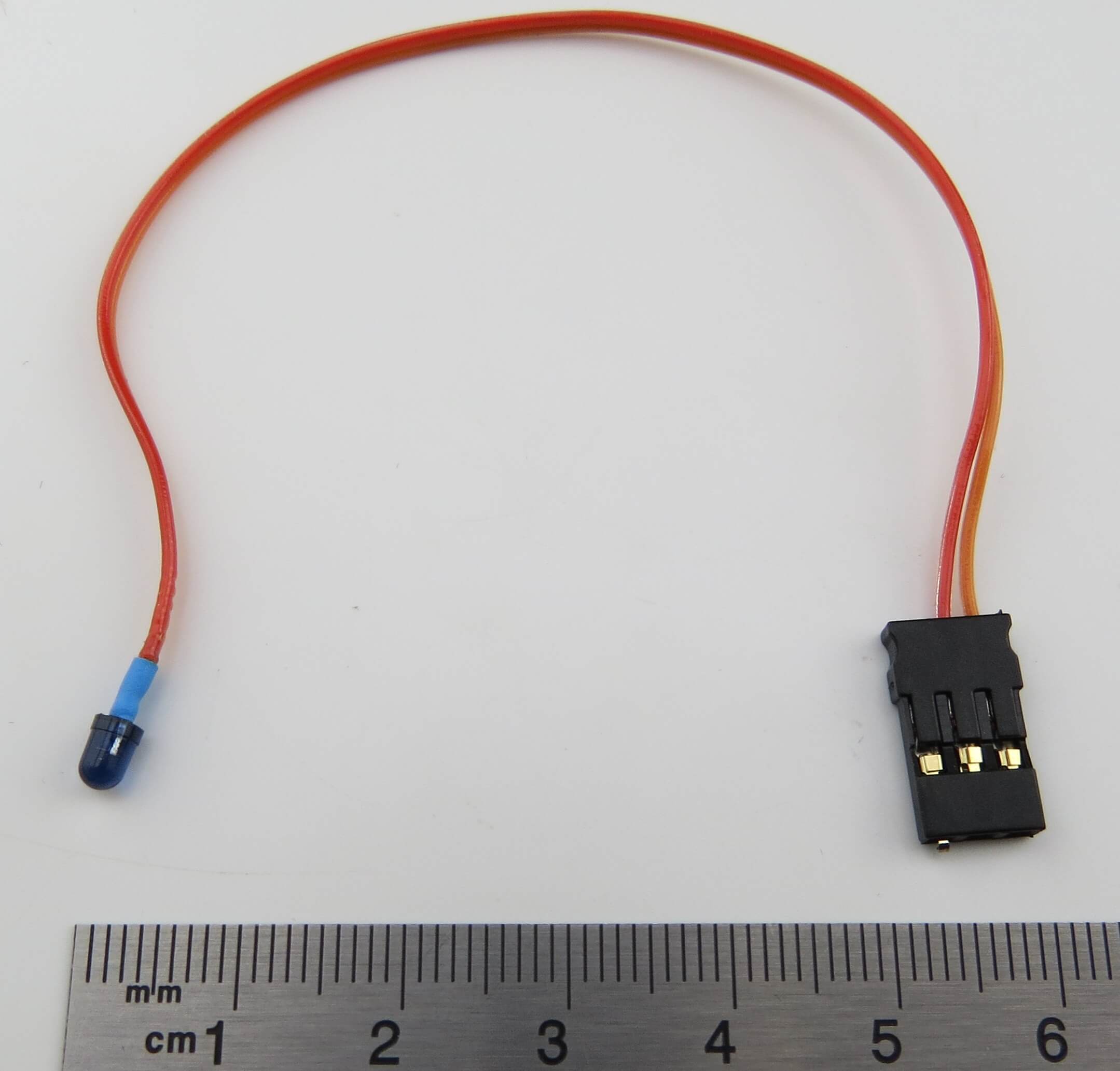 Infrared transmitter diode for Pistenking Kingbus system with plug
