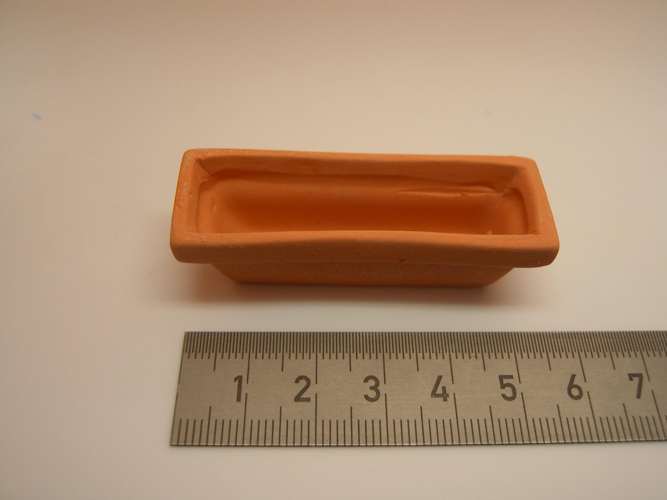 Blumentrog, rechteckig ca. 57x18mm 1x Blumentrog, rechteckig ca. 57x18mm