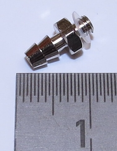 Einschraubnippel M3/2,5. Passend zum Schlauch Artikelnr 1 Einschraubnippel M3/2,5. Passend zum Schlauch Artikelnr