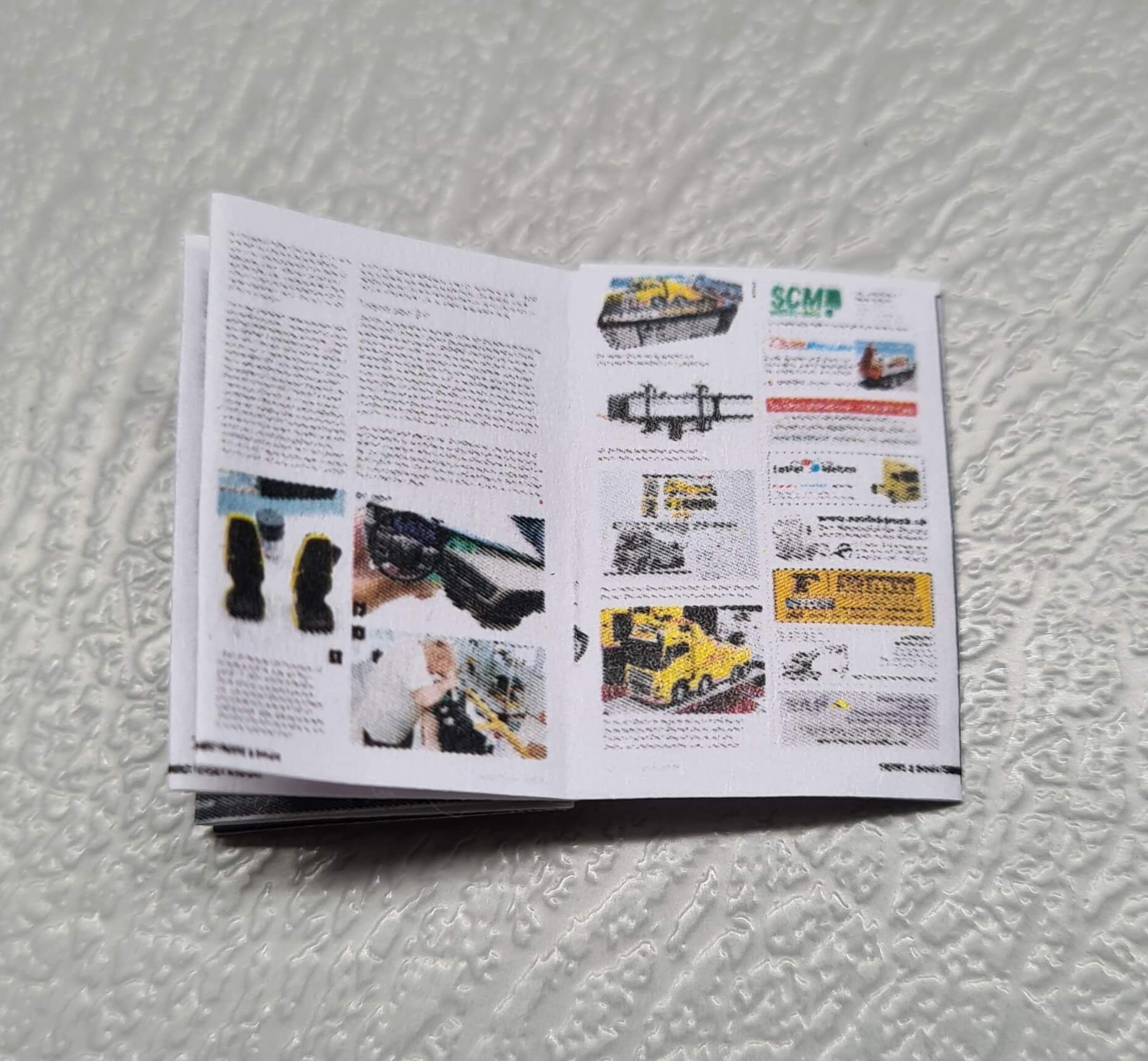 Miniatur-Zeitschrift "Truck&Details" z.B. zur Ausgestaltung