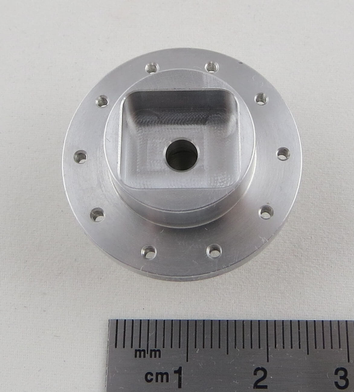 1x Alu-Nabe passend für Tamiya-Antriebs-Achsen mit 6-kant   