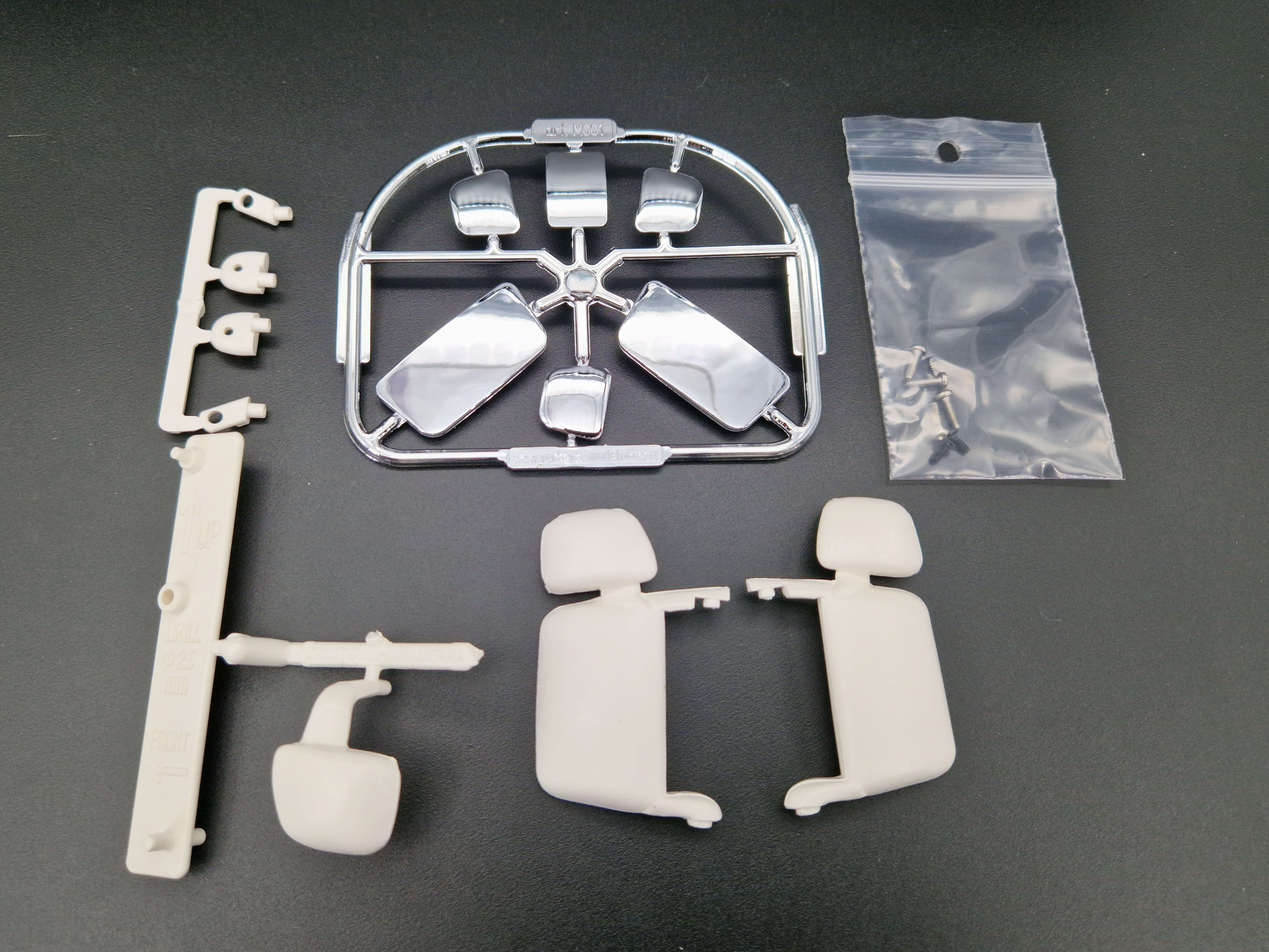 Verkerk Scania Spiegelset passend zu Tamiya R470 und R620 Verkerk Scania Spiegelset passend zu Tamiya R470 und R620