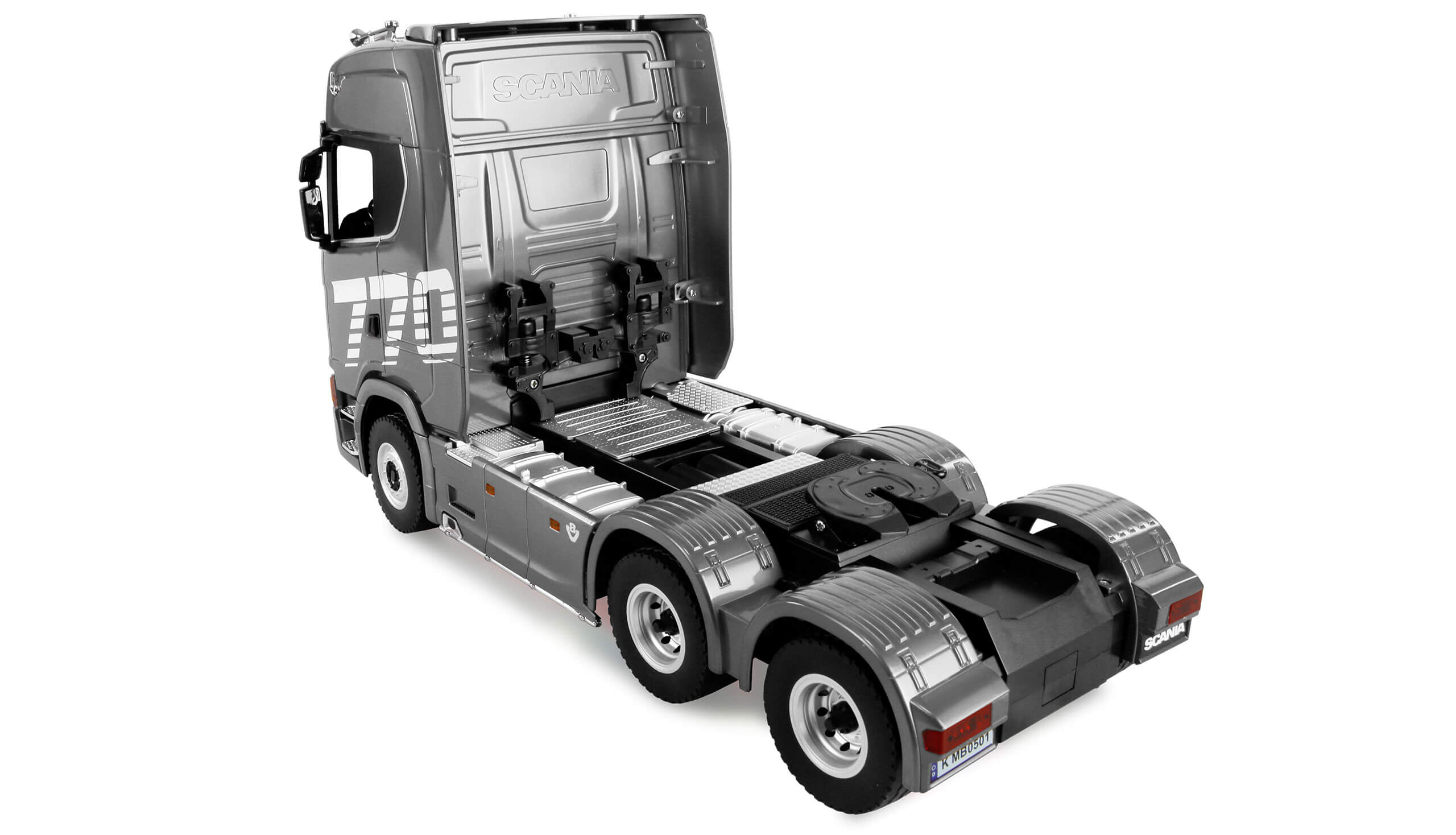 Scania 770S, RTR. Fertig montiert mit Karosserie, Licht un