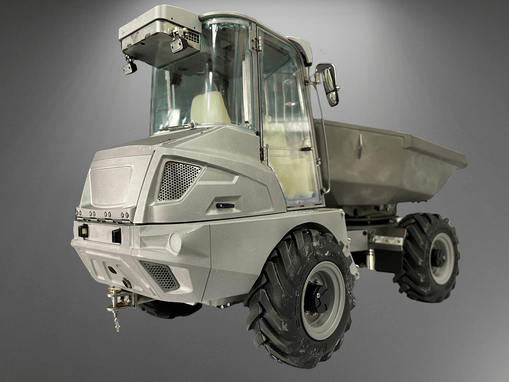 1:14 4x4 Mini-Kipper 6MDX Bausatz unlackiert mit Licht/Sound 1:14 4x4 Mini-Kipper 6MDX Bausatz unlackiert mit Licht/Sound