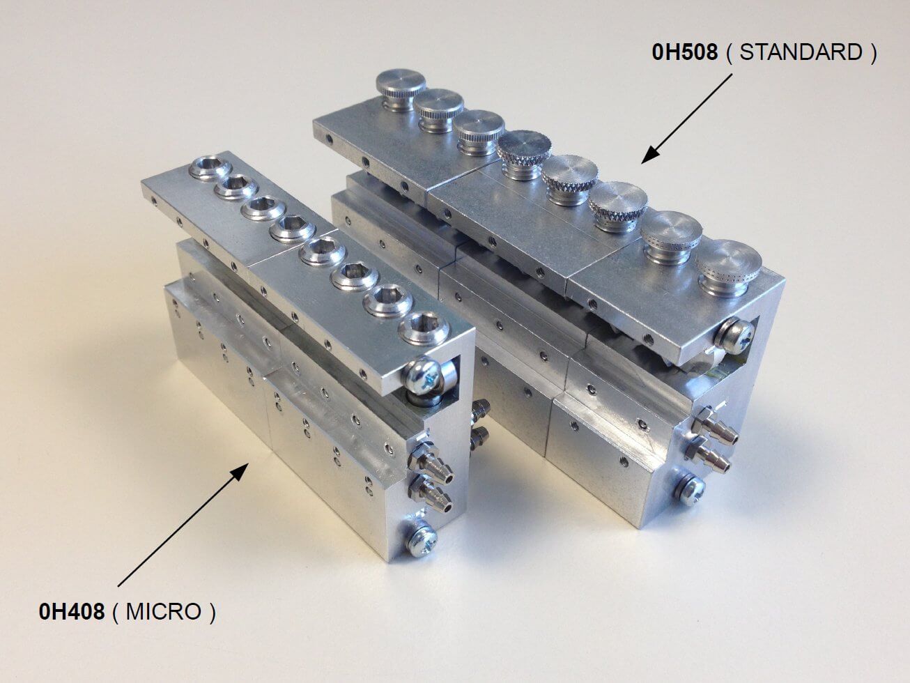 Micro-Hydraulik-Steuerventil 6-fach, bis 10bar 43x19x54mm