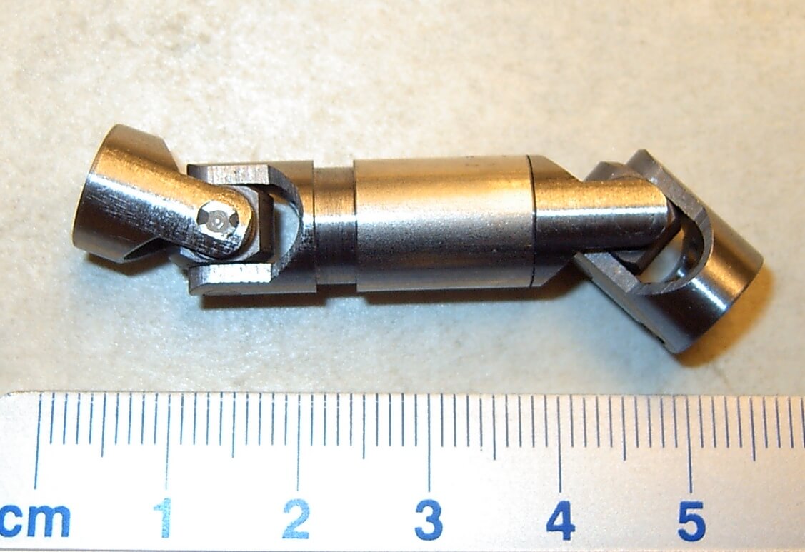 Doppel-Kardangelenk 10mm Durchmesser, Gesamtlänge