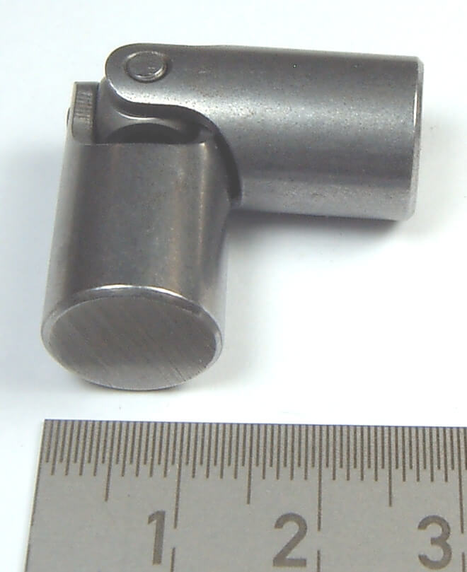 1x Kardangelenk 13mm Durchmesser. 42mm   lang. Teilung      