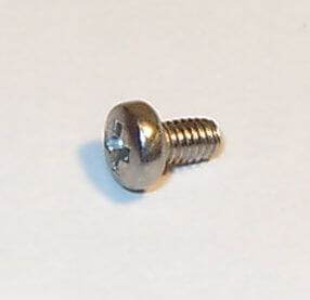 100 lens head screws with Phillips M2,5x4 DIN 7985, stainless steel