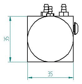 1 Hydraulik-Pumpe 7,2VoltBL/380 ml/min.  Auf 12 bar eingeste