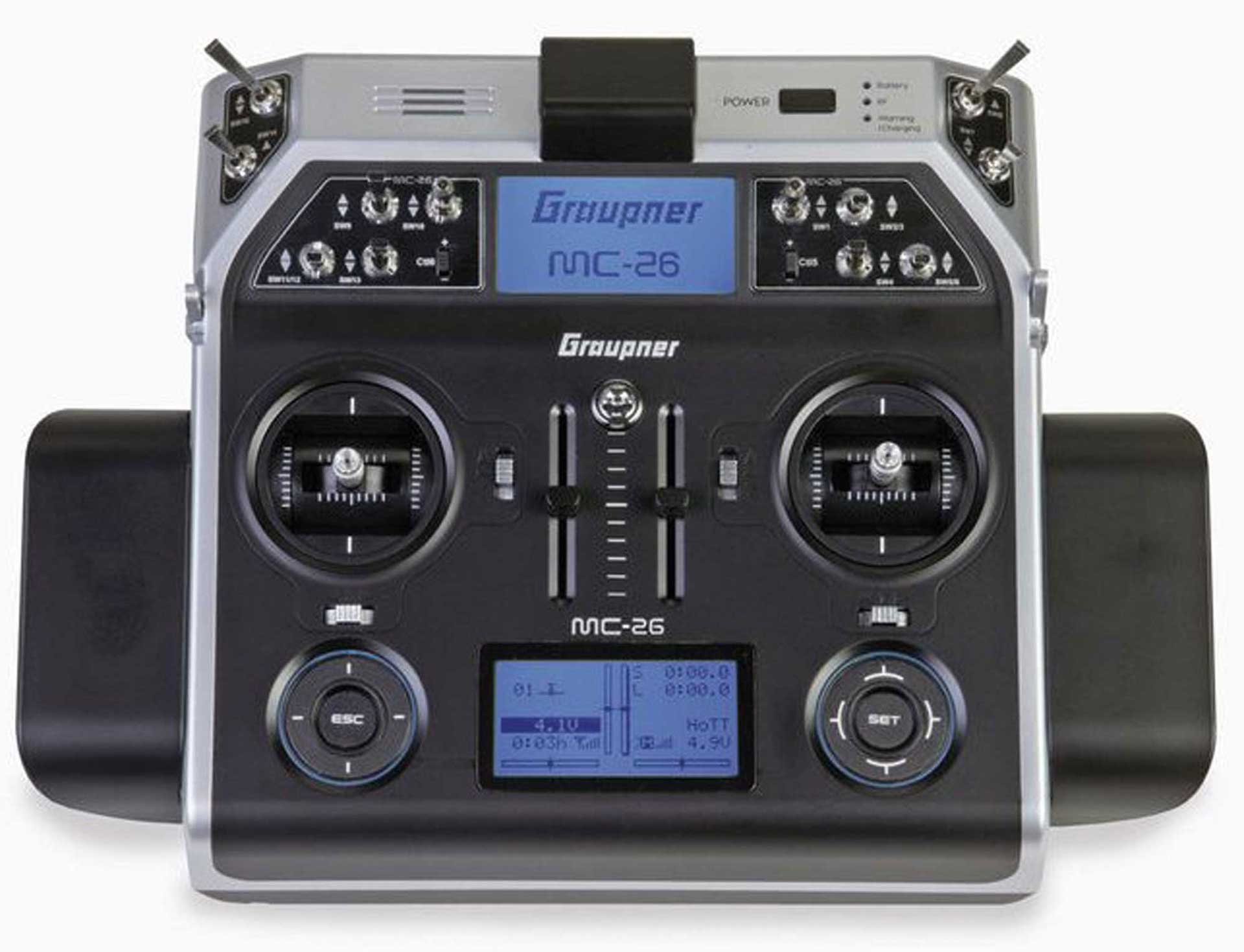 MC-26HoTT Computer-Fernsteuersender, 16-Kanal, Graupner