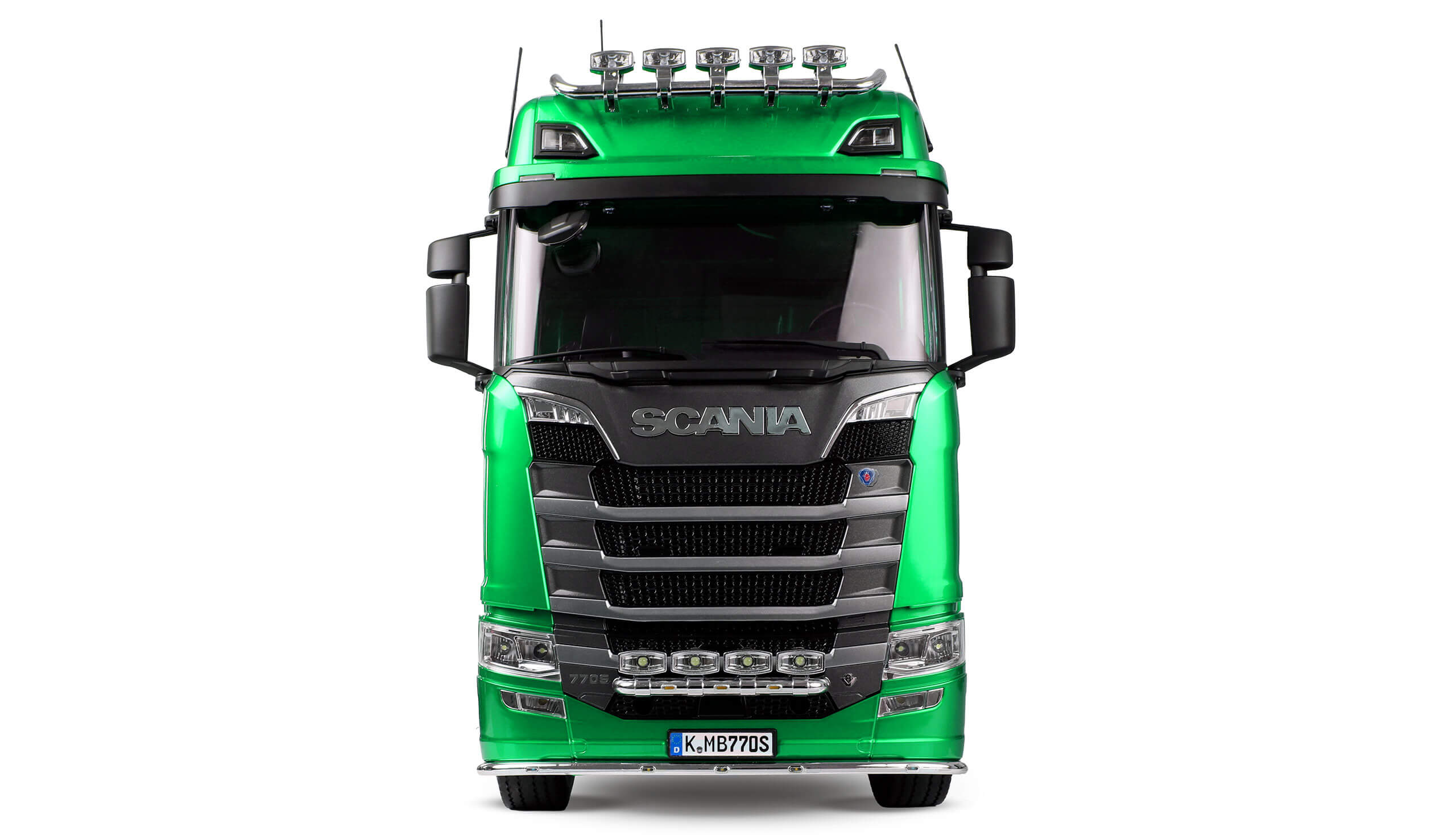 Scania 770S, RTR. Fertig montiert mit Karosserie, Licht