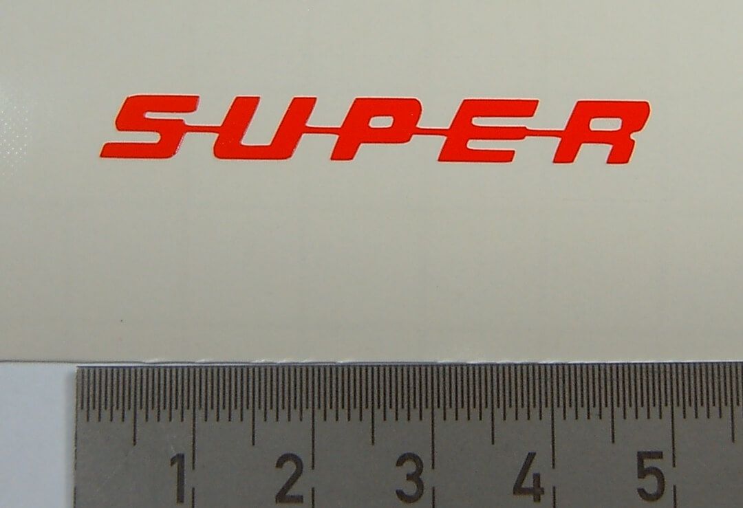 Beschriftung aus hochwertiger, selbst-   klebender Beschriftung aus hochwertiger, selbst-   klebender