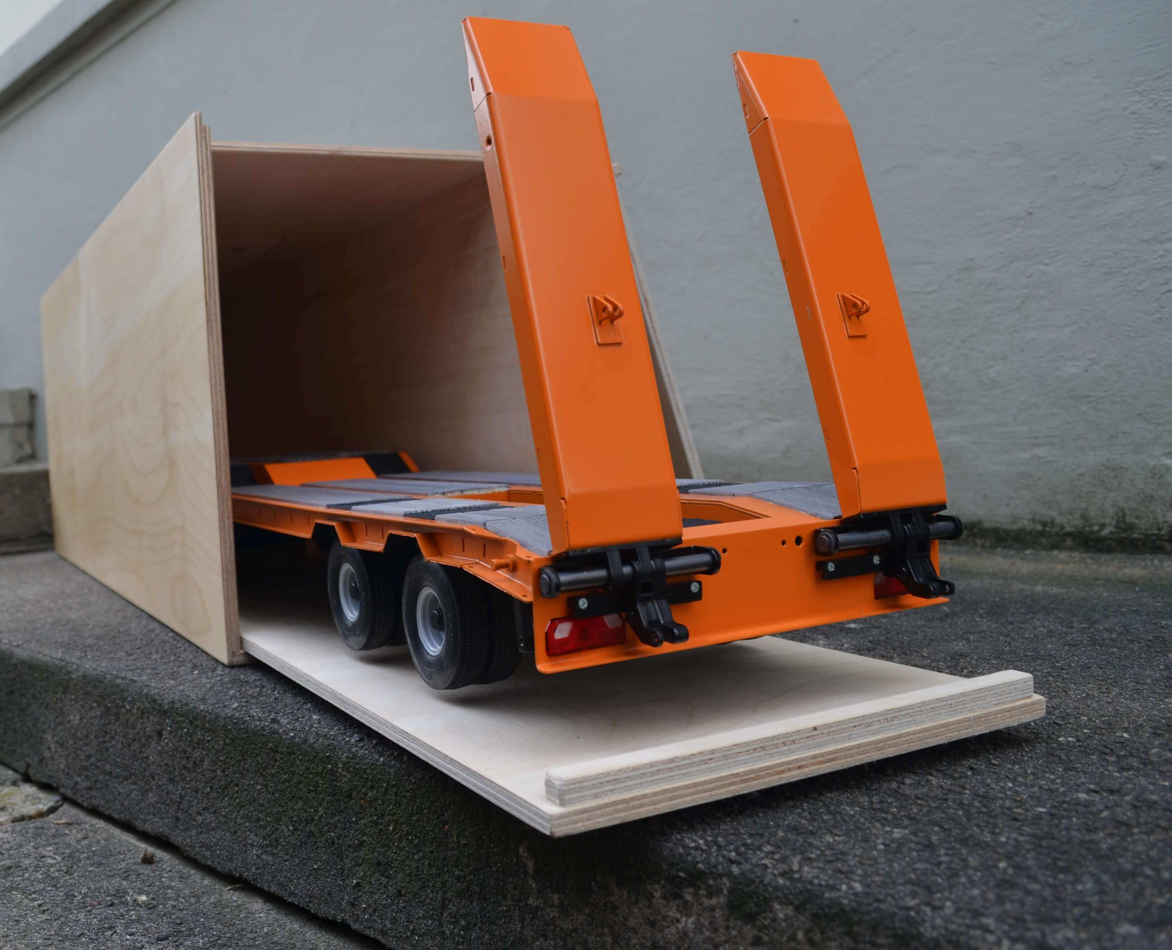 Auflieger-Transportbox aus 9mm Birke-Multiplex, bis 103cm