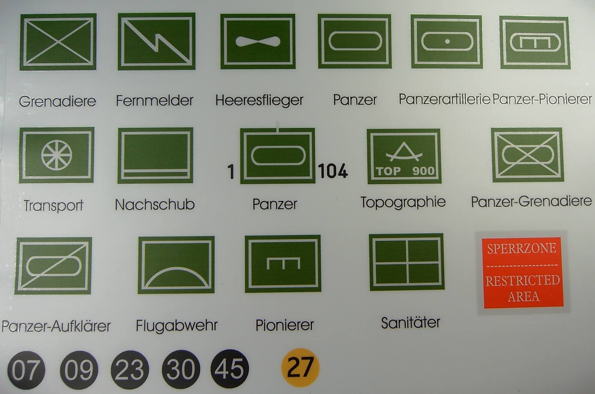 taktisches Zeichen/Schild, Größe frei  festlegbar 1 taktisches Zeichen/Schild, Größe frei  festlegbar