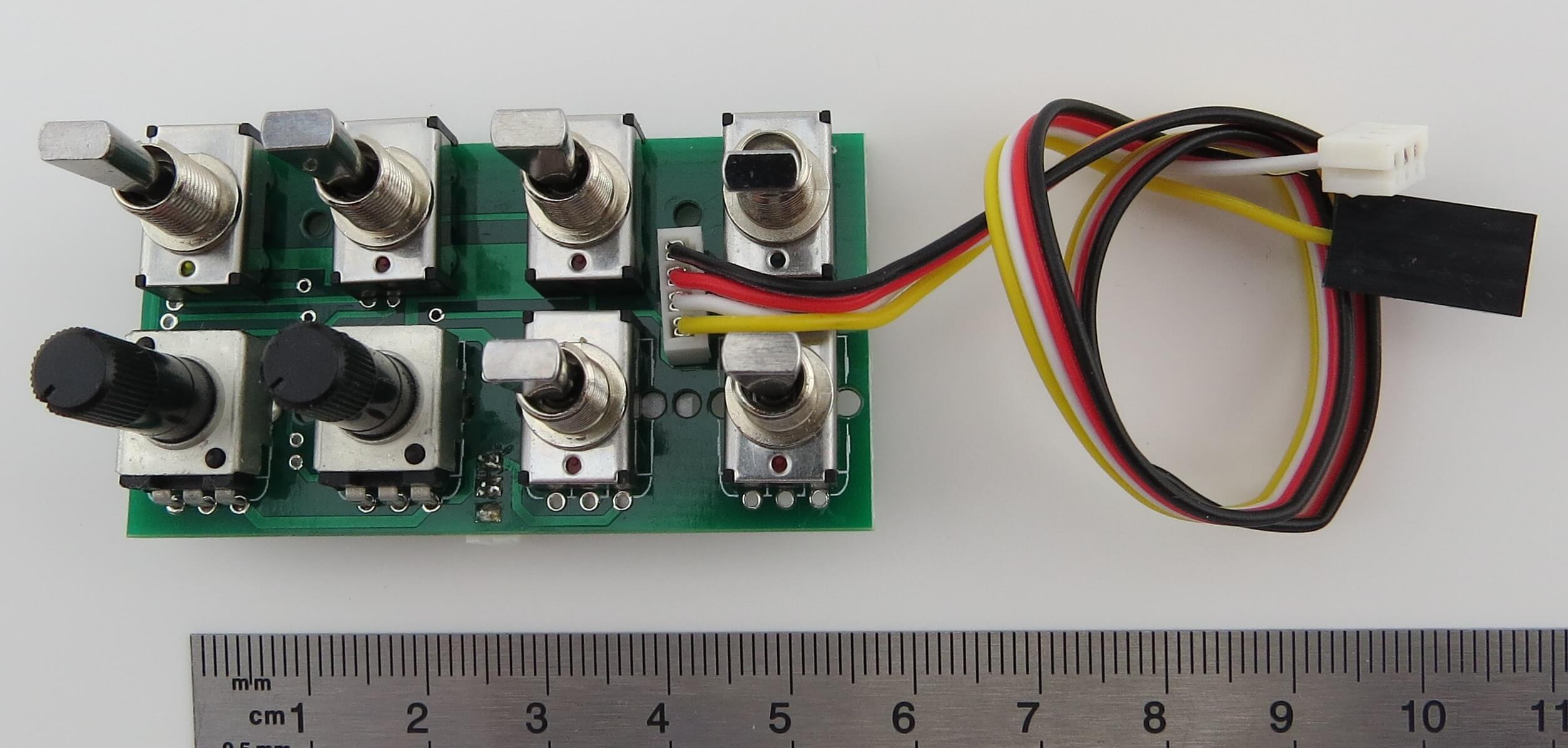 Multi-Switch-Prop 12+2 Modul für F- und  FC-Sender, 4x