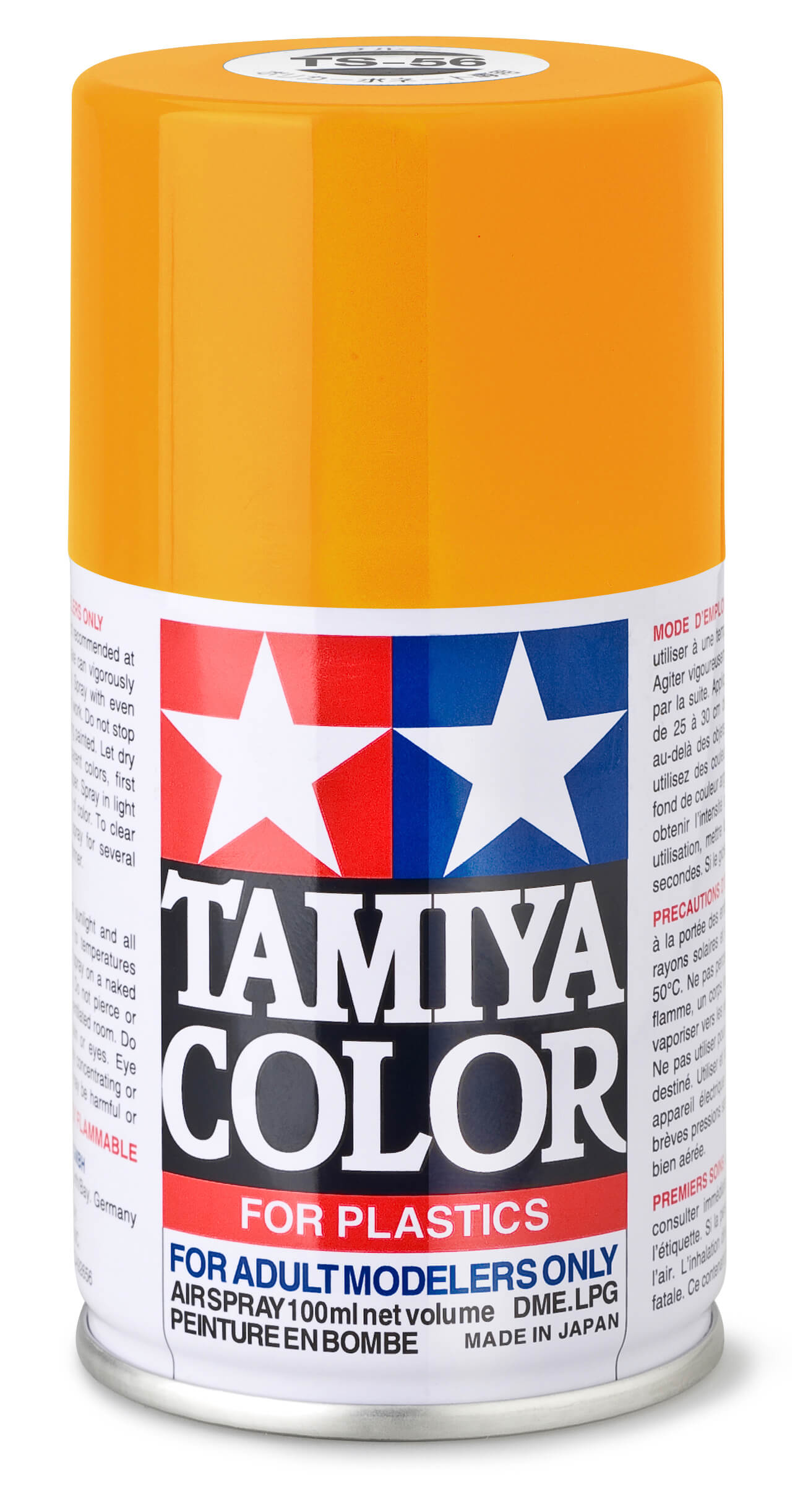 1x Sprühlack-Dose 100ml, Brillant-Orange, glänzend, TS-56