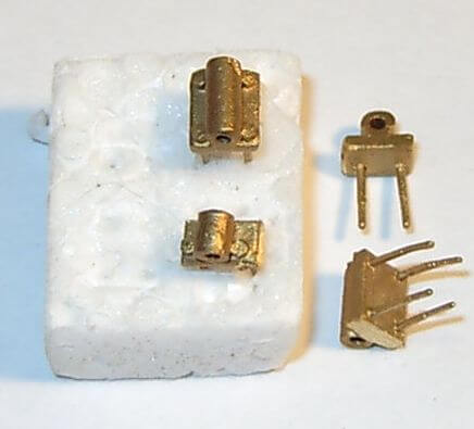 4 Paar Spiegelhalter aus Messing, Halter oben ca. 5 x 3 mm, 4 Paar Spiegelhalter aus Messing, Halter oben ca. 5 x 3 mm,