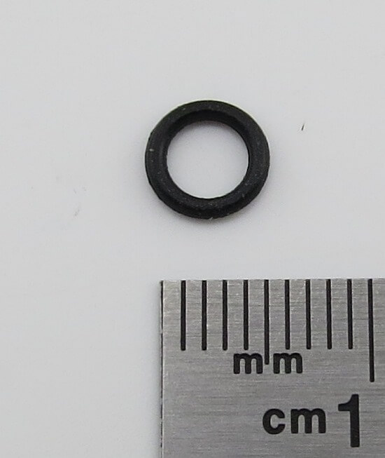 1 Dichtung für Nippel 4mm (O-Ring) 4x1.  Passend zu den