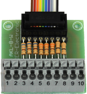 Anschlussklemme BEIER AKL-8-W. Für Schaltausgänge zum einf  