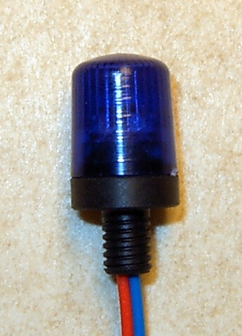 Rundumleuchte, blau, mit integrierter Elektronik u