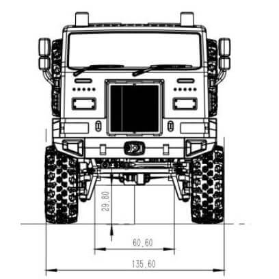 CR18P 1/18 Terranaut, voll funktionsfähiges 8x8 Bergefahrz