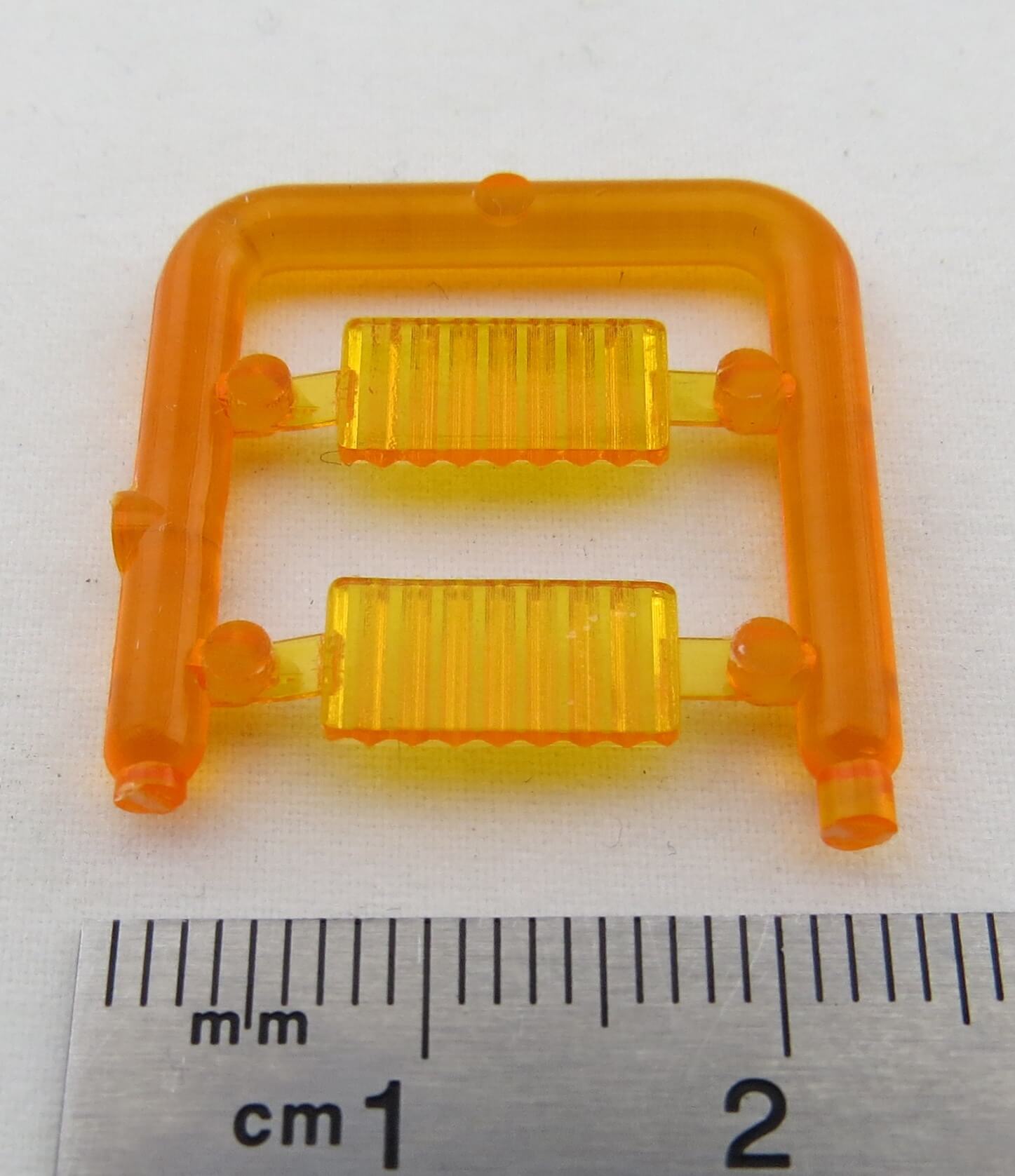 2x Lichtscheibe, orange 1:8, 11x5mm. Am Giesast