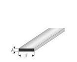 Kunststoff-Profil flach 1,5x4,0mm 1m lang, weiss Kunststoff-Profil flach 1,5x4,0mm 1m lang, weiss