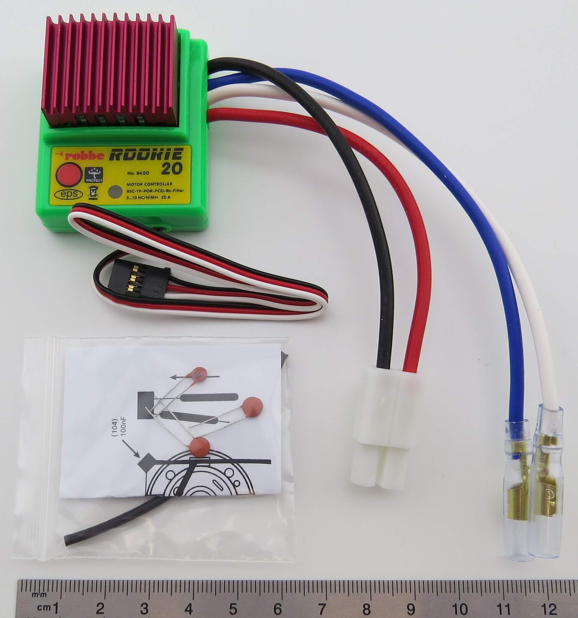Hastighetsregulator rookie 20 TAM, opptil 20A robbe 8400. Fullverdig