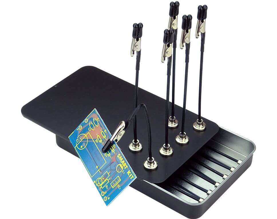 Helfende Hand mit Klemmen 12-teilig. Biegsames 12-teiliges  