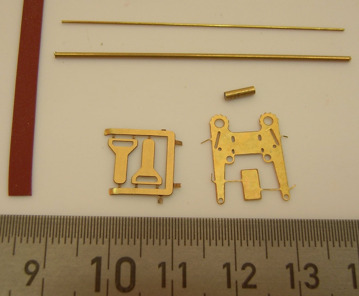 Spanngurtschloss aus Metall, geätzt ca. 16x5x4mm für