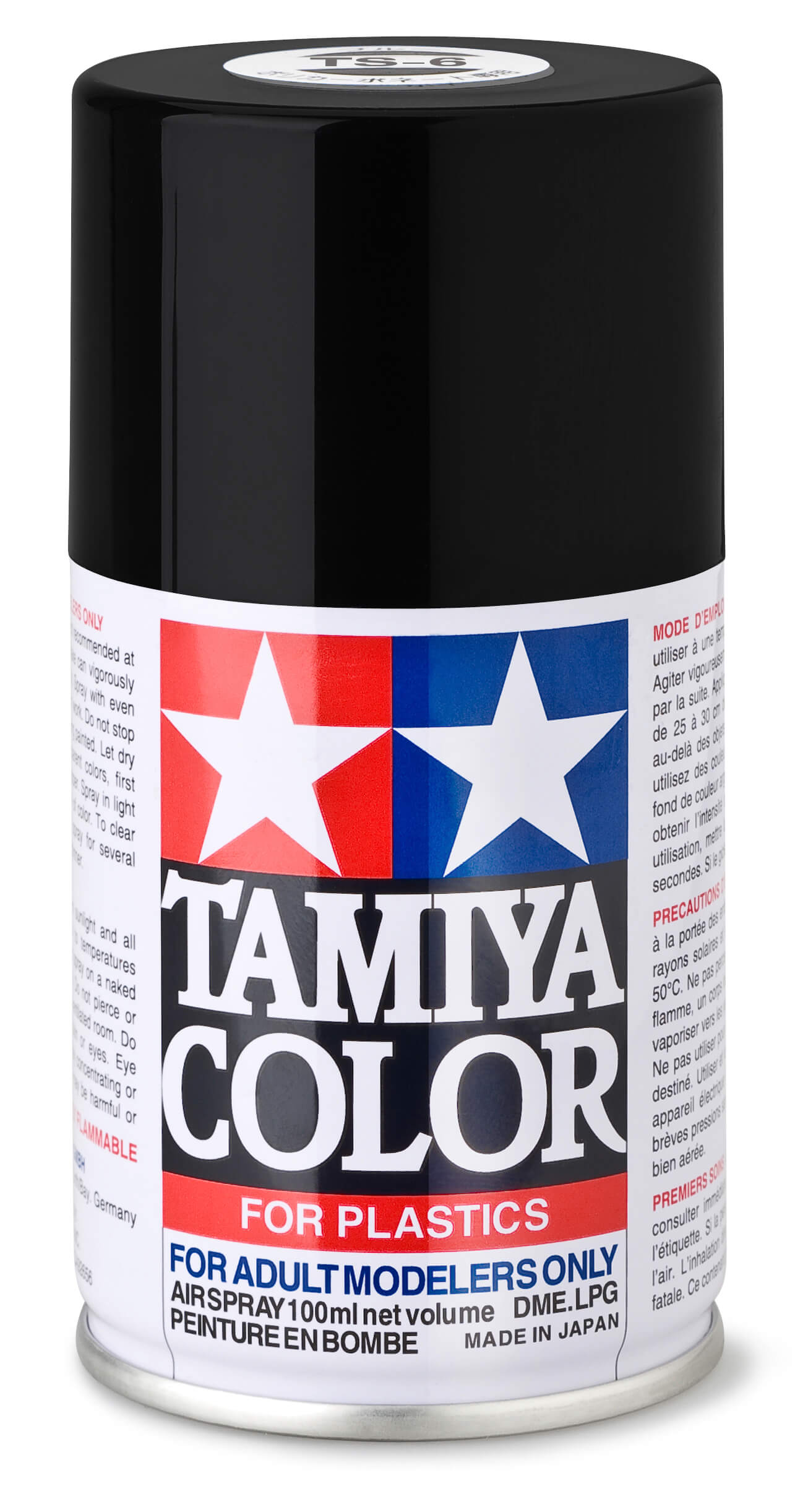 Sprühlack-Dose 100ml, schwarz,matt, TS-06